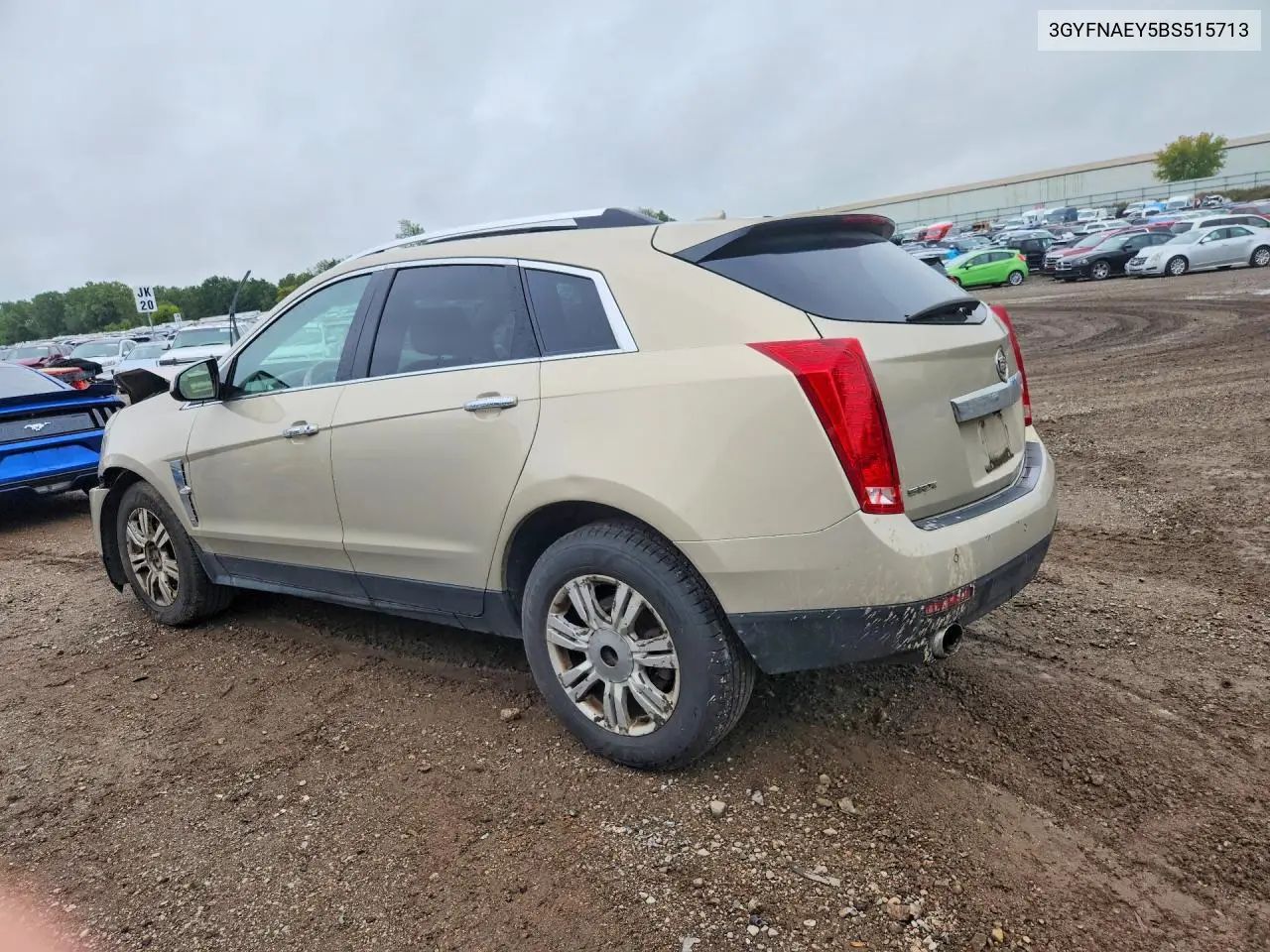 2011 CADILLAC SRX VIN 3GYFNAEY5BS515713 — фото 2