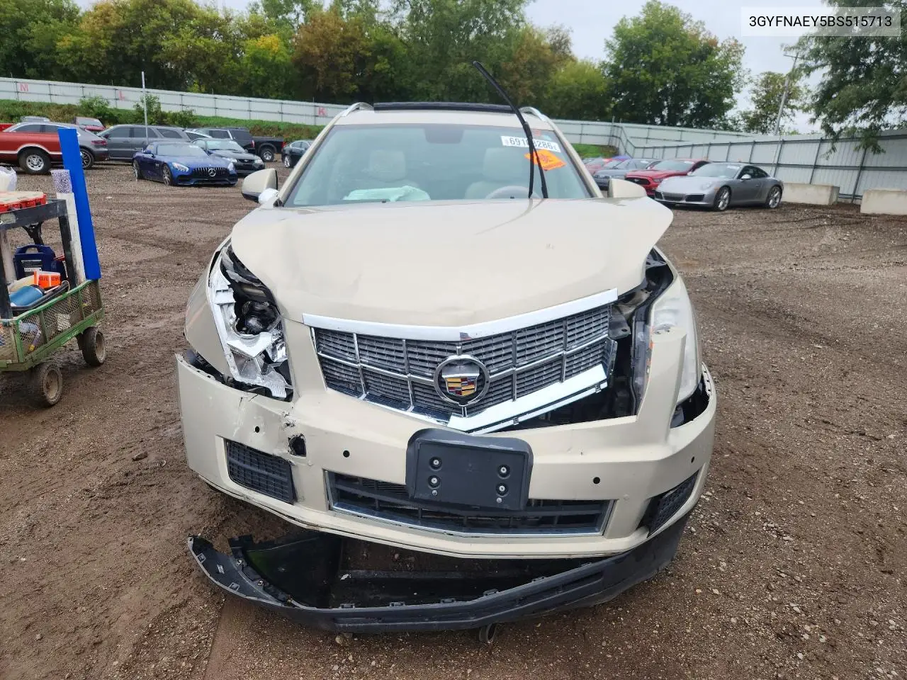 2011 CADILLAC SRX VIN 3GYFNAEY5BS515713 — фото 5