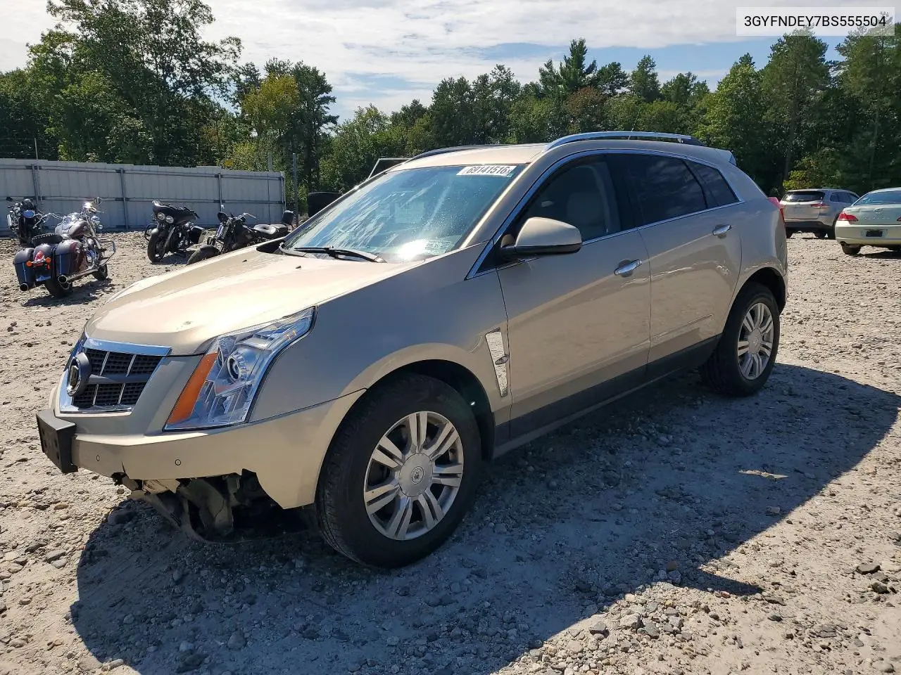 CADILLAC SRX 2011, VIN 3GYFNDEY7BS555504