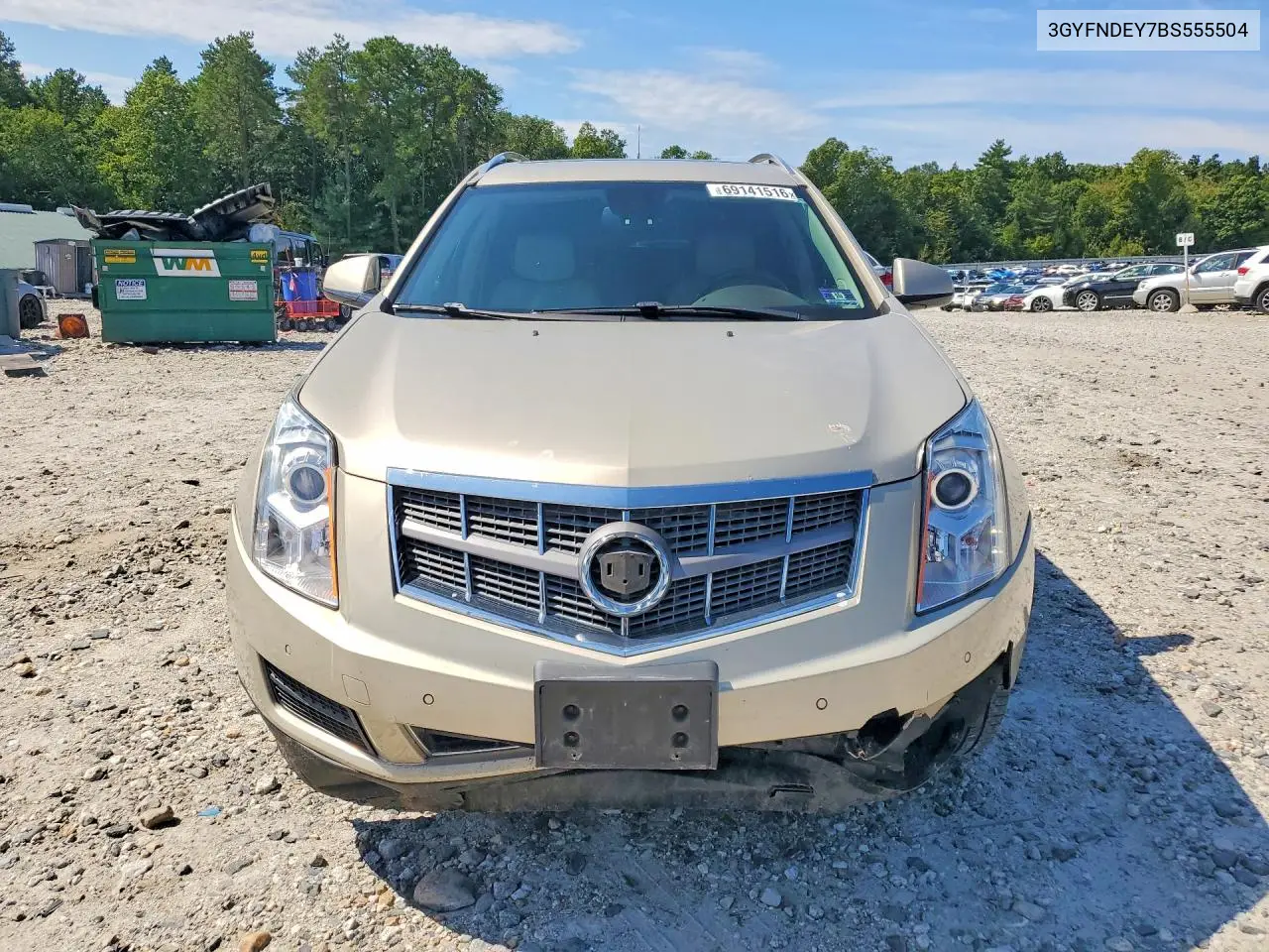 2011 CADILLAC SRX VIN 3GYFNDEY7BS555504 — фото 5