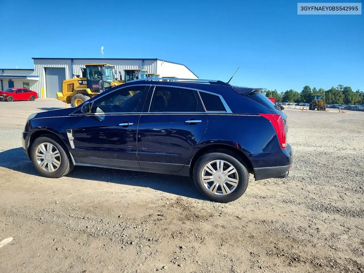 2011 CADILLAC SRX VIN 3GYFNAEY0BS542995 — фото 2
