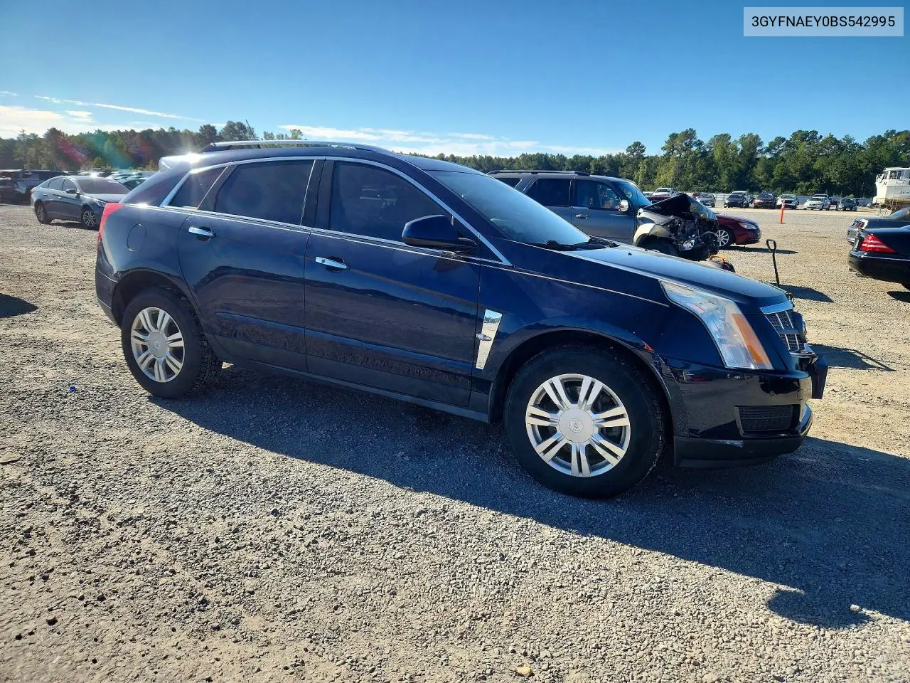 2011 CADILLAC SRX VIN 3GYFNAEY0BS542995 — фото 4
