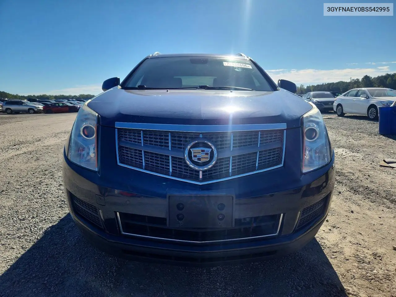 2011 CADILLAC SRX VIN 3GYFNAEY0BS542995 — фото 5