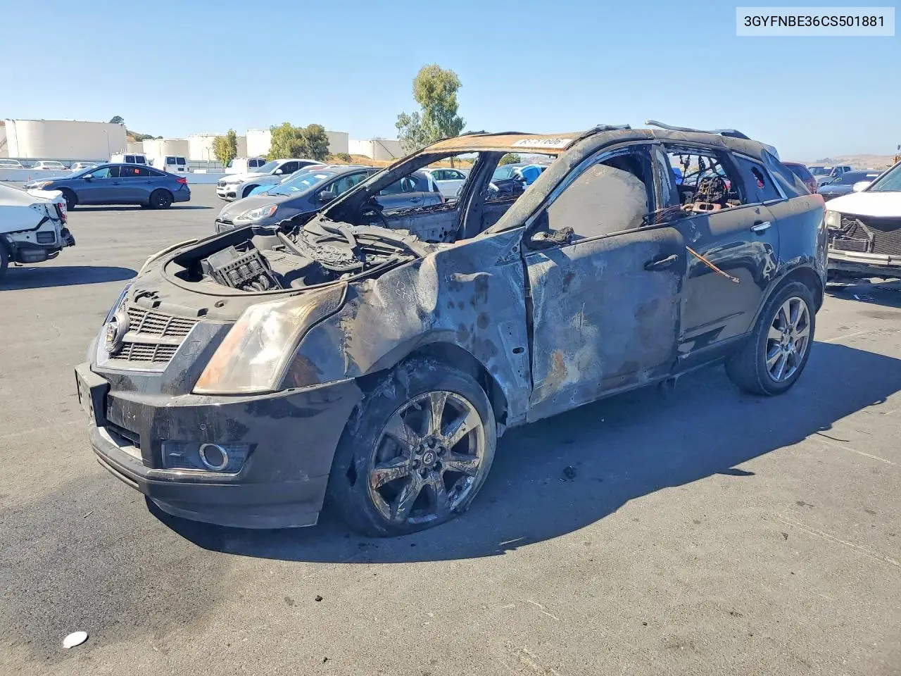 CADILLAC SRX 2012, VIN 3GYFNBE36CS501881