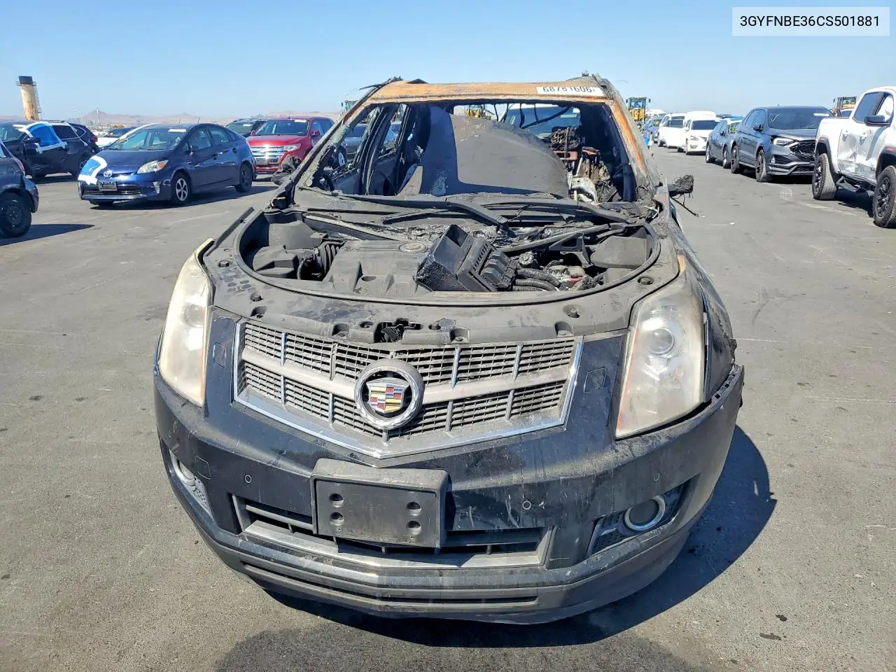 2012 CADILLAC SRX VIN 3GYFNBE36CS501881 — фото 5