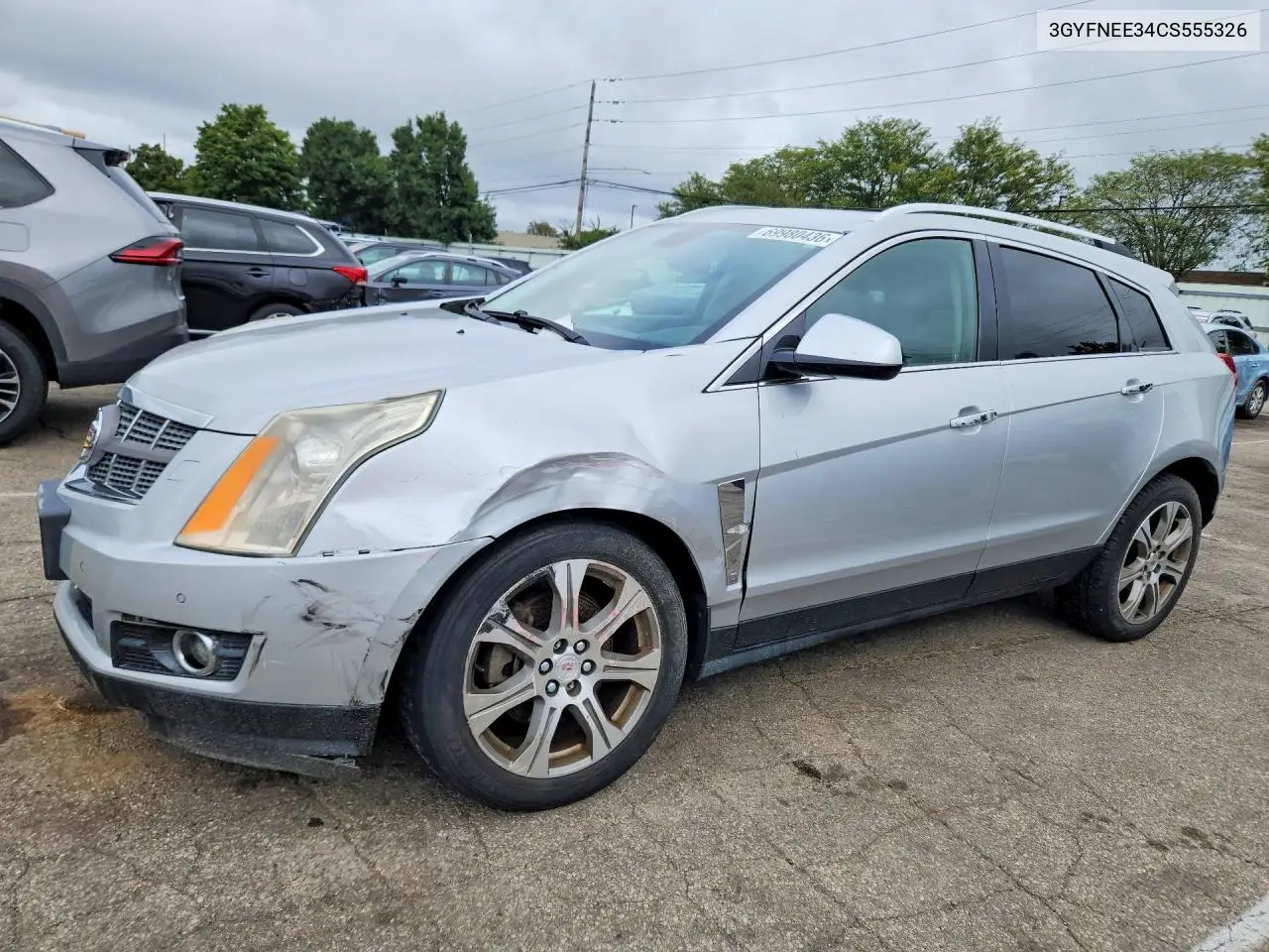 2012 CADILLAC SRX VIN 3GYFNEE34CS555326 — фото 1