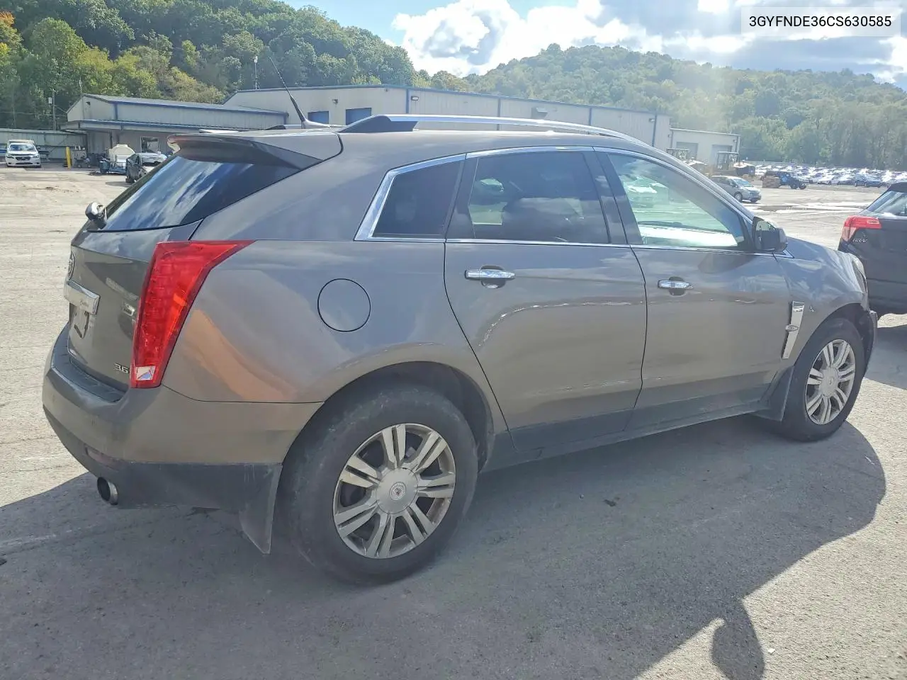 2012 CADILLAC SRX VIN 3GYFNDE36CS630585 — фото 3