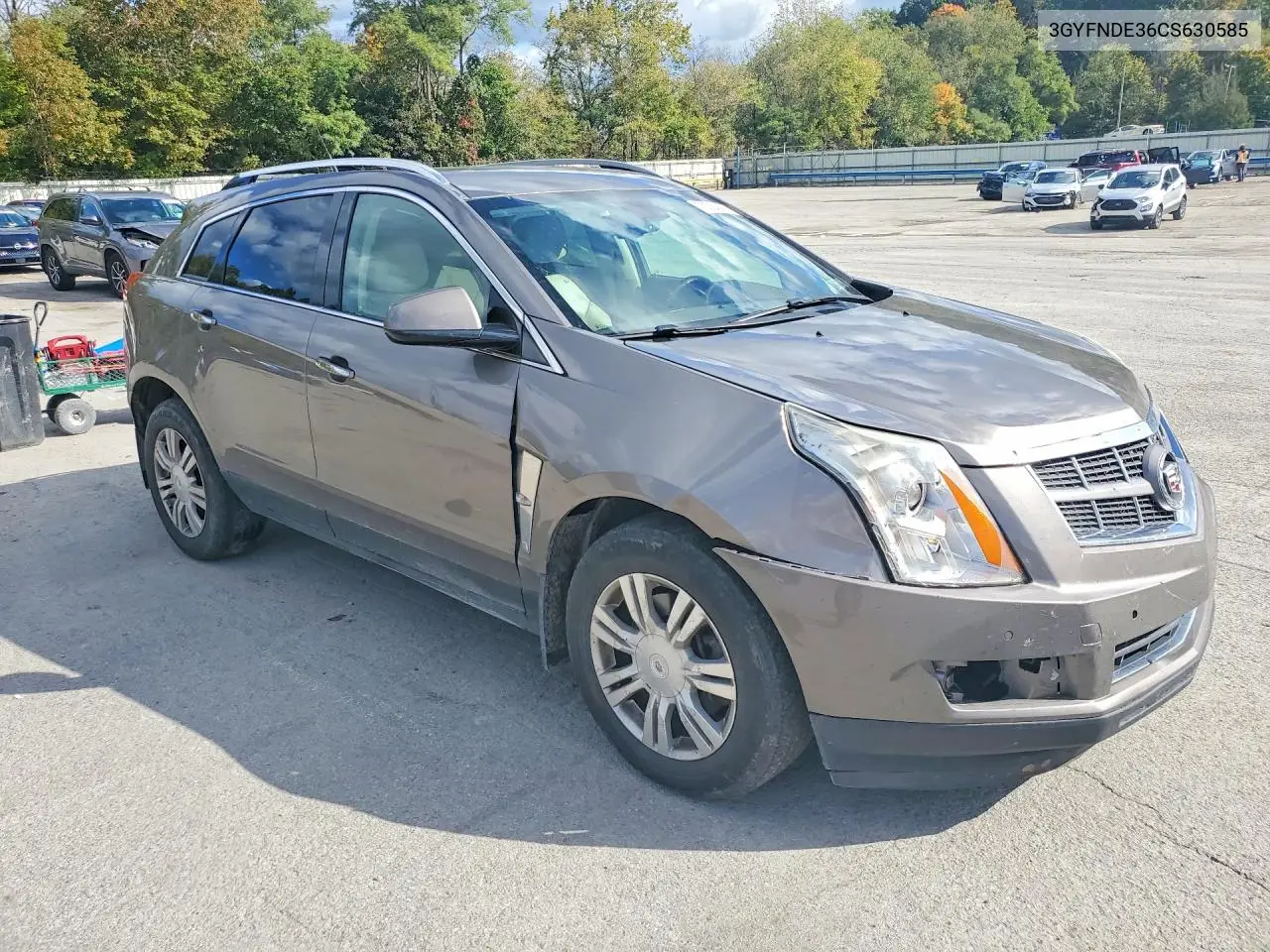 2012 CADILLAC SRX VIN 3GYFNDE36CS630585 — фото 4