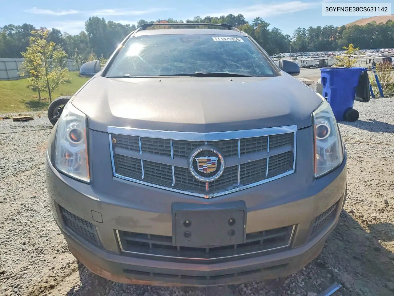 2012 CADILLAC SRX VIN 3GYFNGE38CS631142 — фото 5