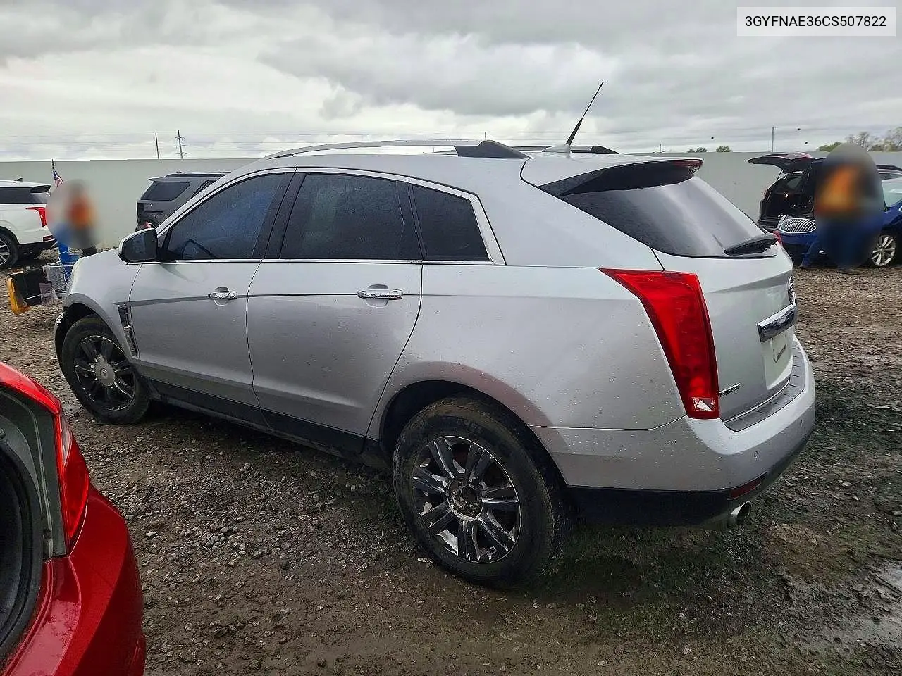 2012 CADILLAC SRX VIN 3GYFNAE36CS507822 — фото 2