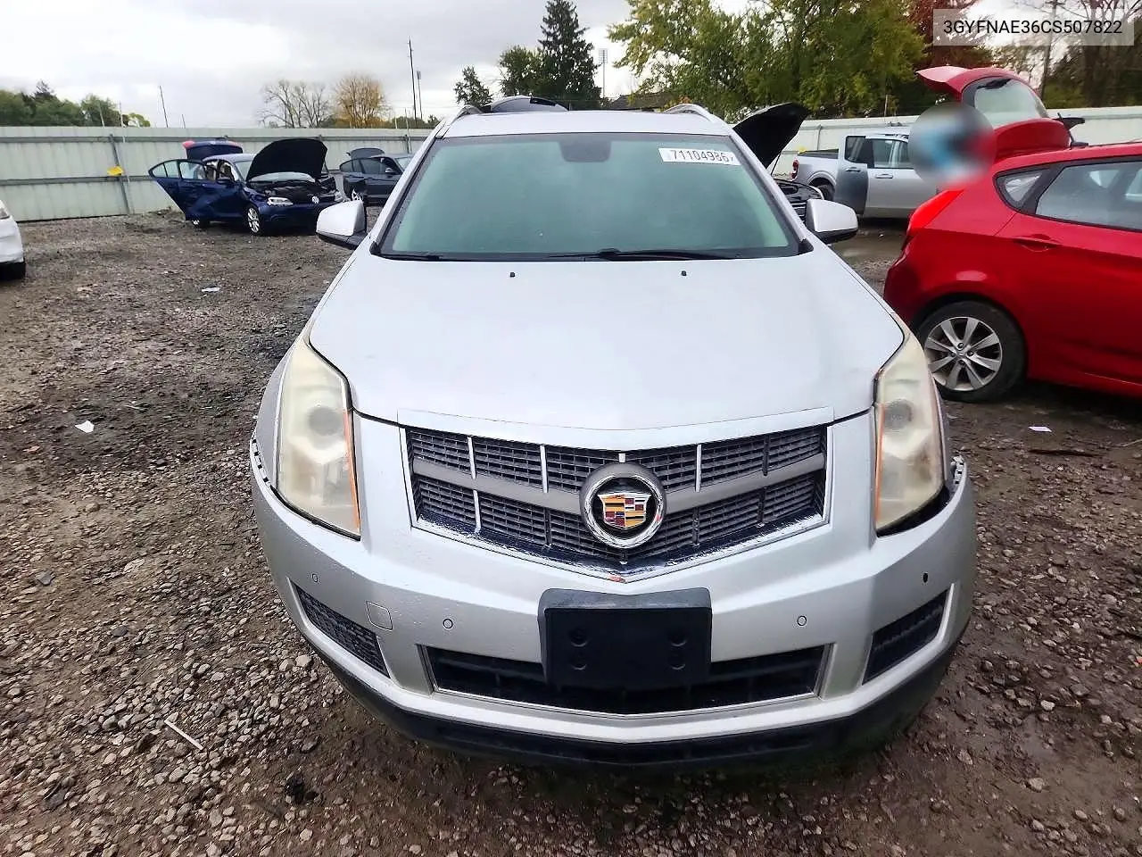2012 CADILLAC SRX VIN 3GYFNAE36CS507822 — фото 5