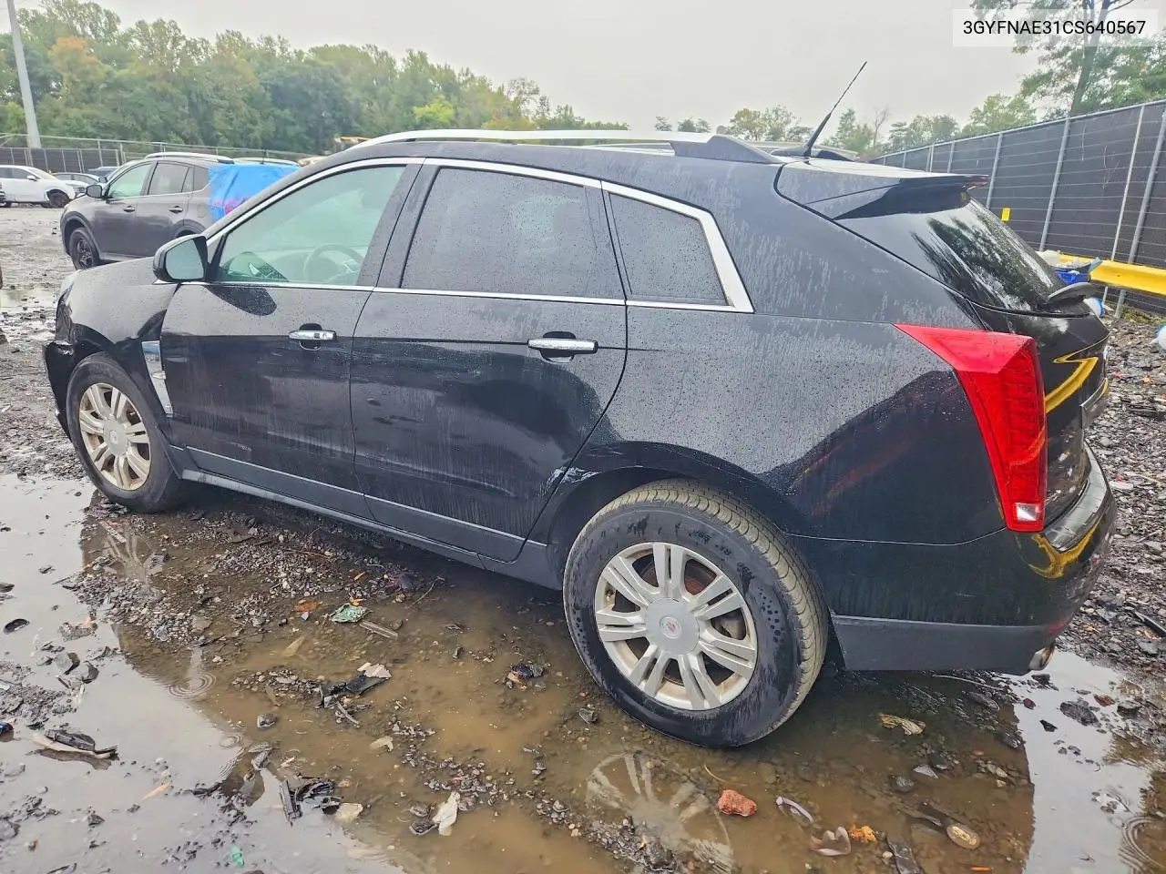 2012 CADILLAC SRX VIN 3GYFNAE31CS640567 — фото 2