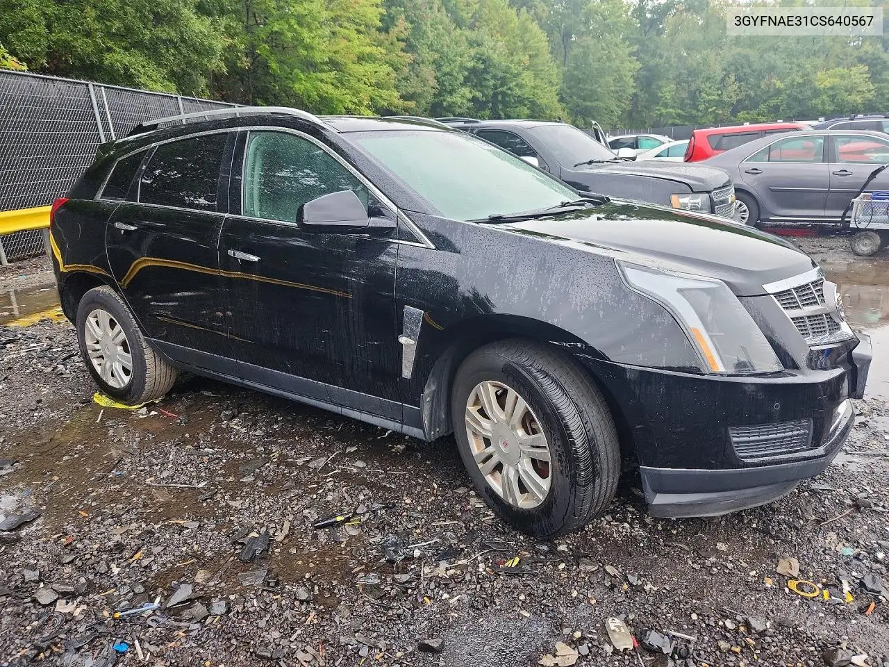 2012 CADILLAC SRX VIN 3GYFNAE31CS640567 — фото 4