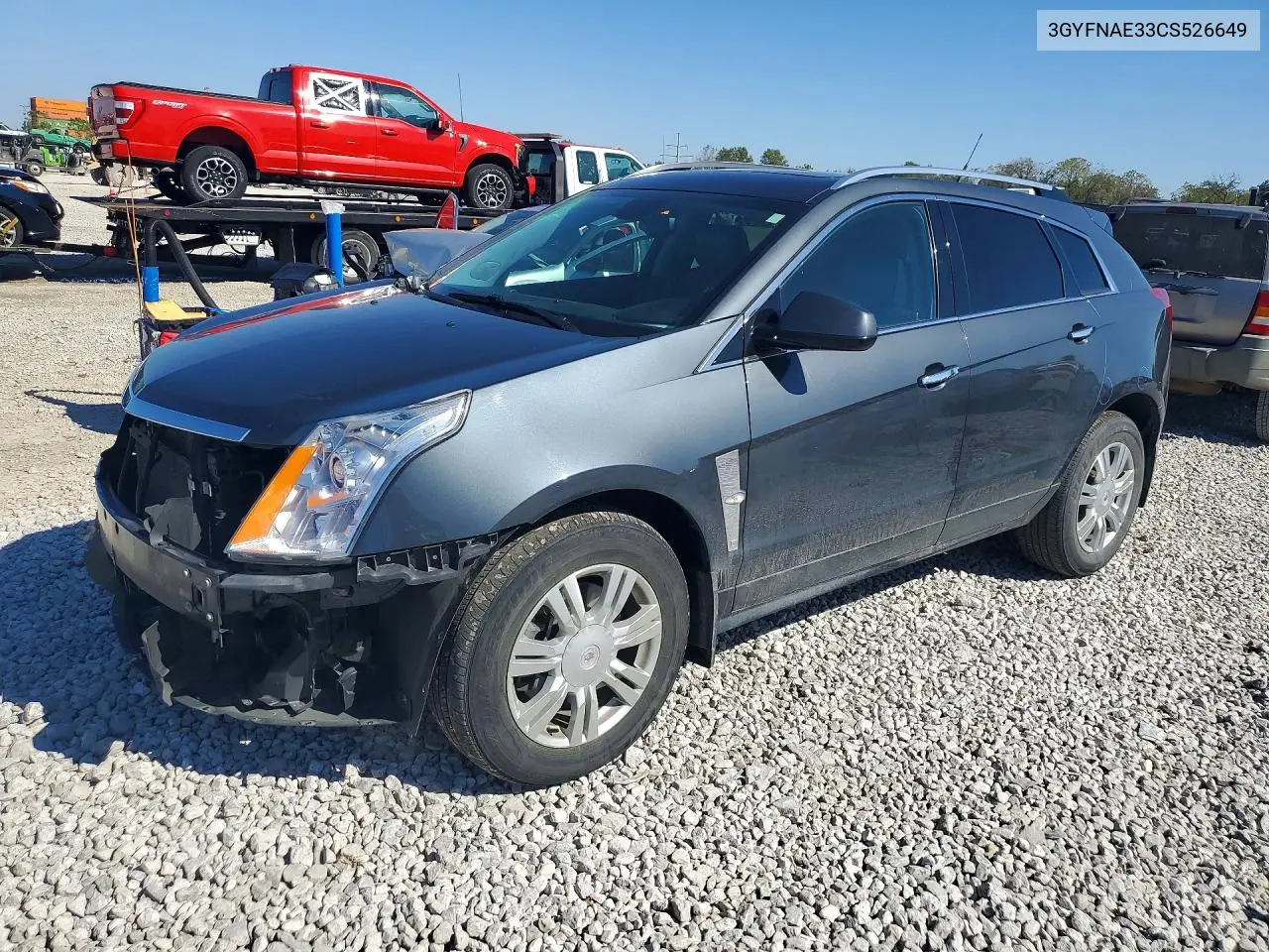 CADILLAC SRX 2012, VIN 3GYFNAE33CS526649