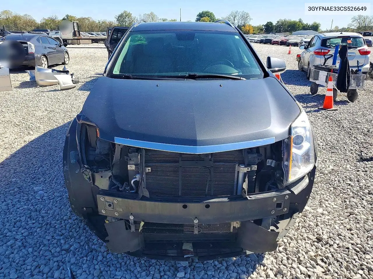 2012 CADILLAC SRX VIN 3GYFNAE33CS526649 — фото 5