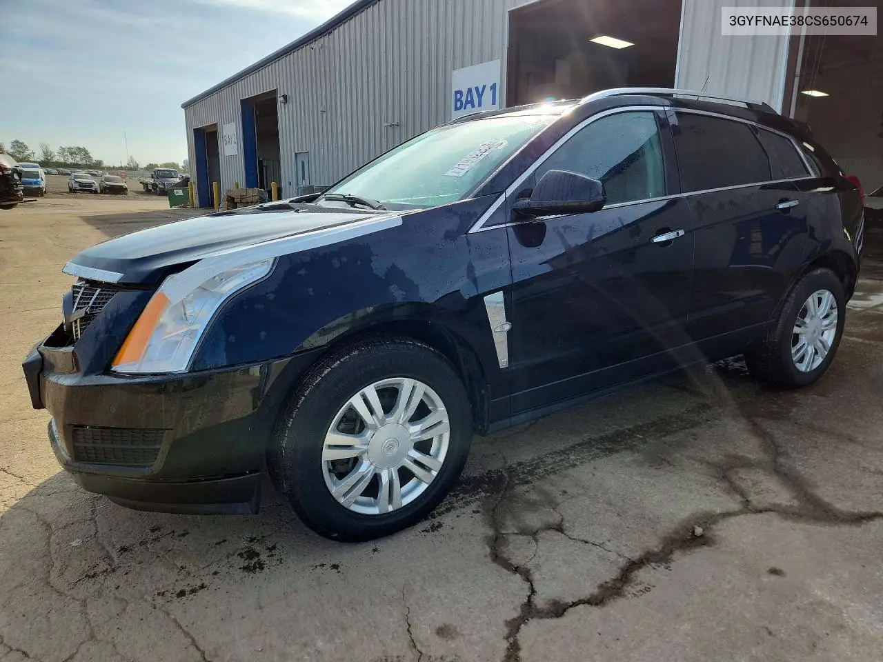 CADILLAC SRX 2012, VIN 3GYFNAE38CS650674