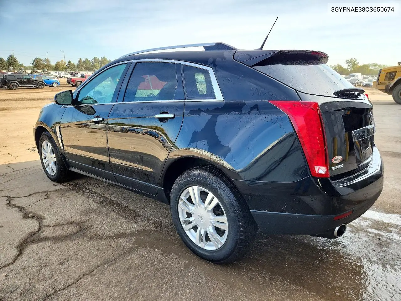 2012 CADILLAC SRX VIN 3GYFNAE38CS650674 — фото 2
