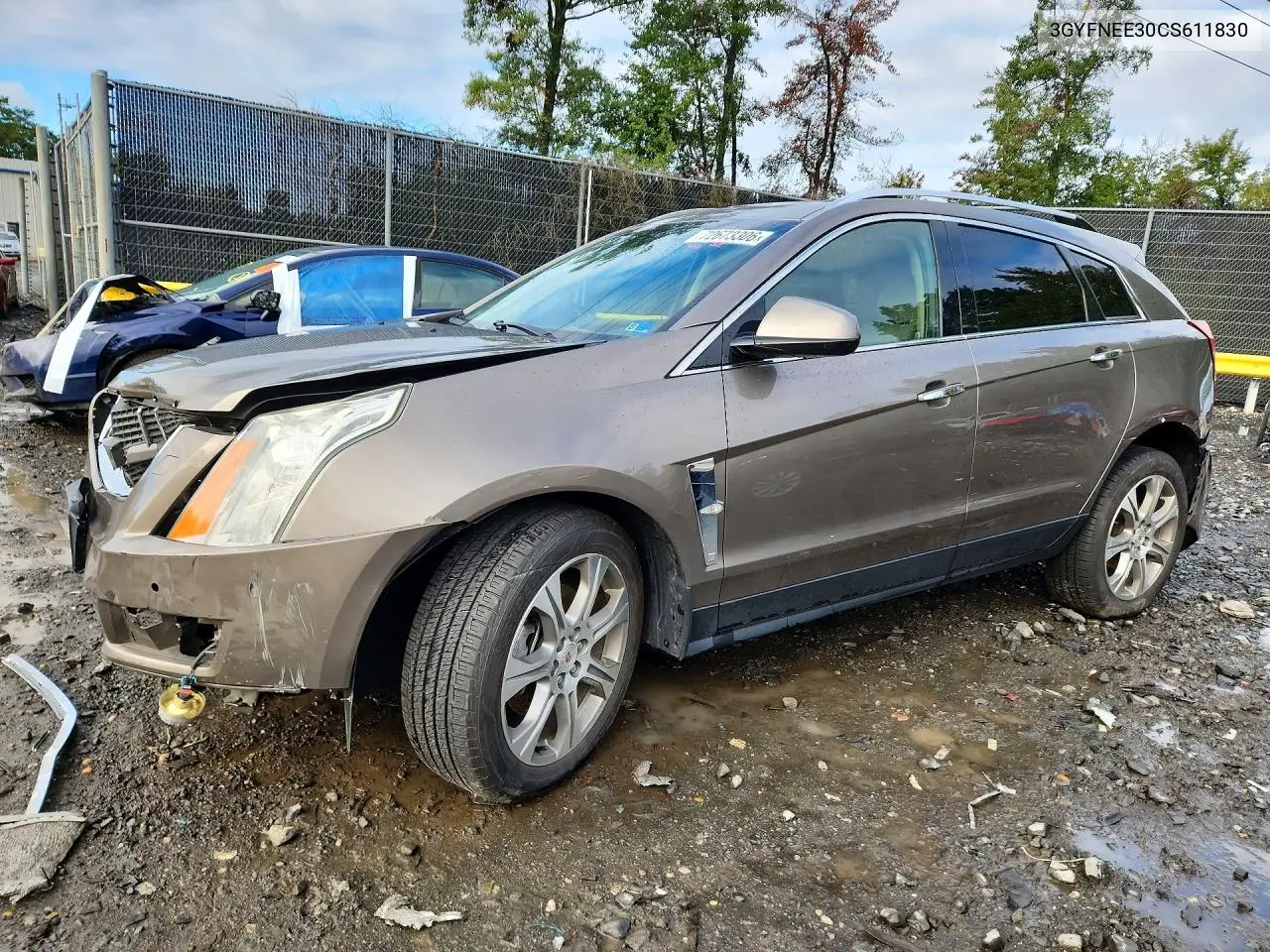 CADILLAC SRX 2012, VIN 3GYFNEE30CS611830