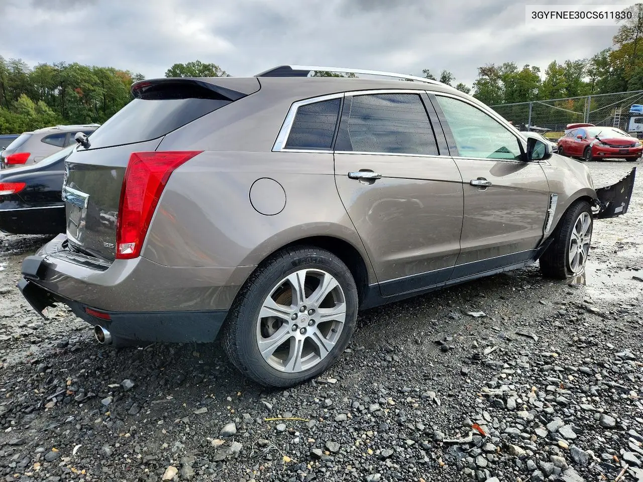 2012 CADILLAC SRX VIN 3GYFNEE30CS611830 — фото 3