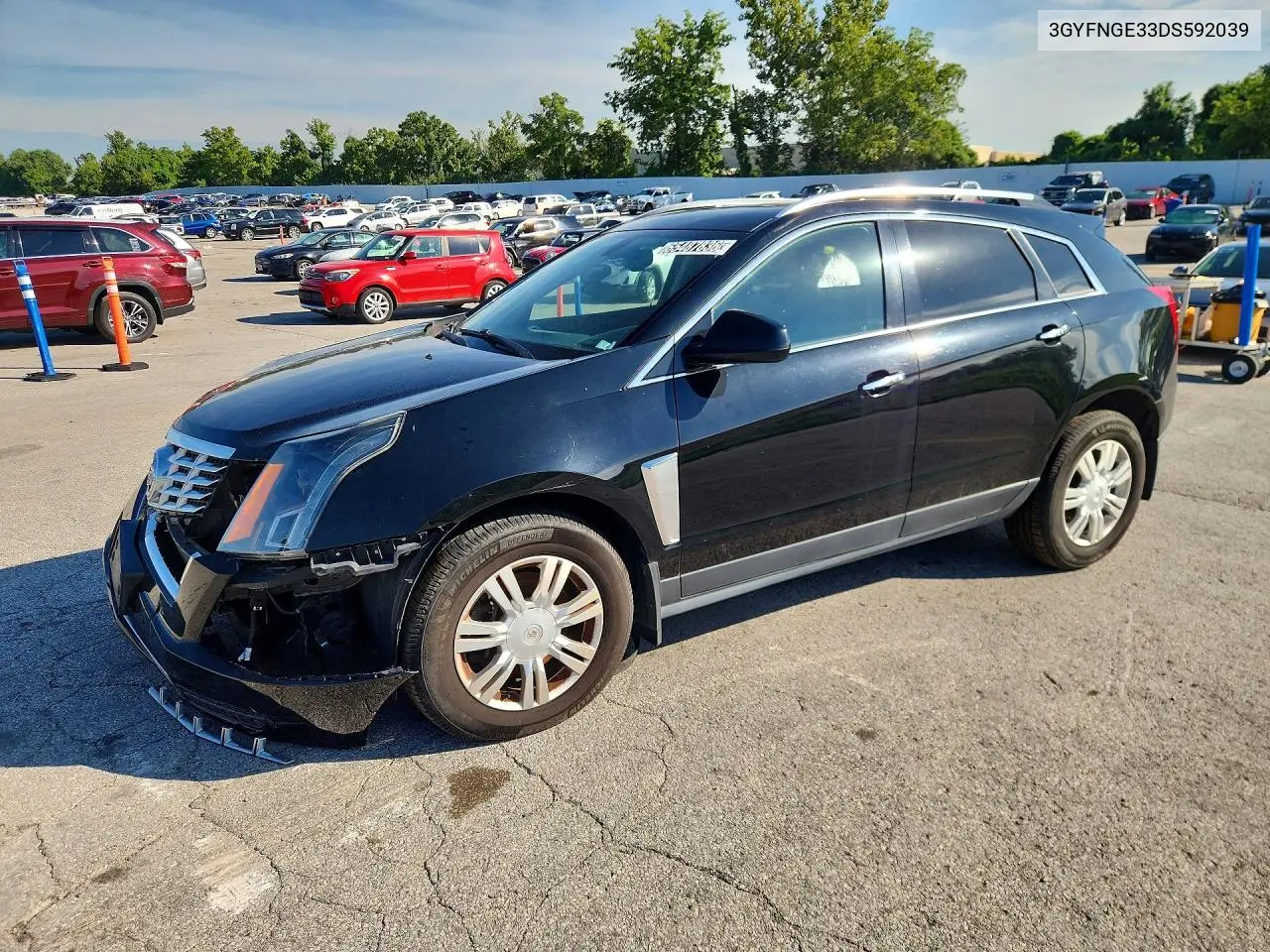 CADILLAC SRX 2013, VIN 3GYFNGE33DS592039