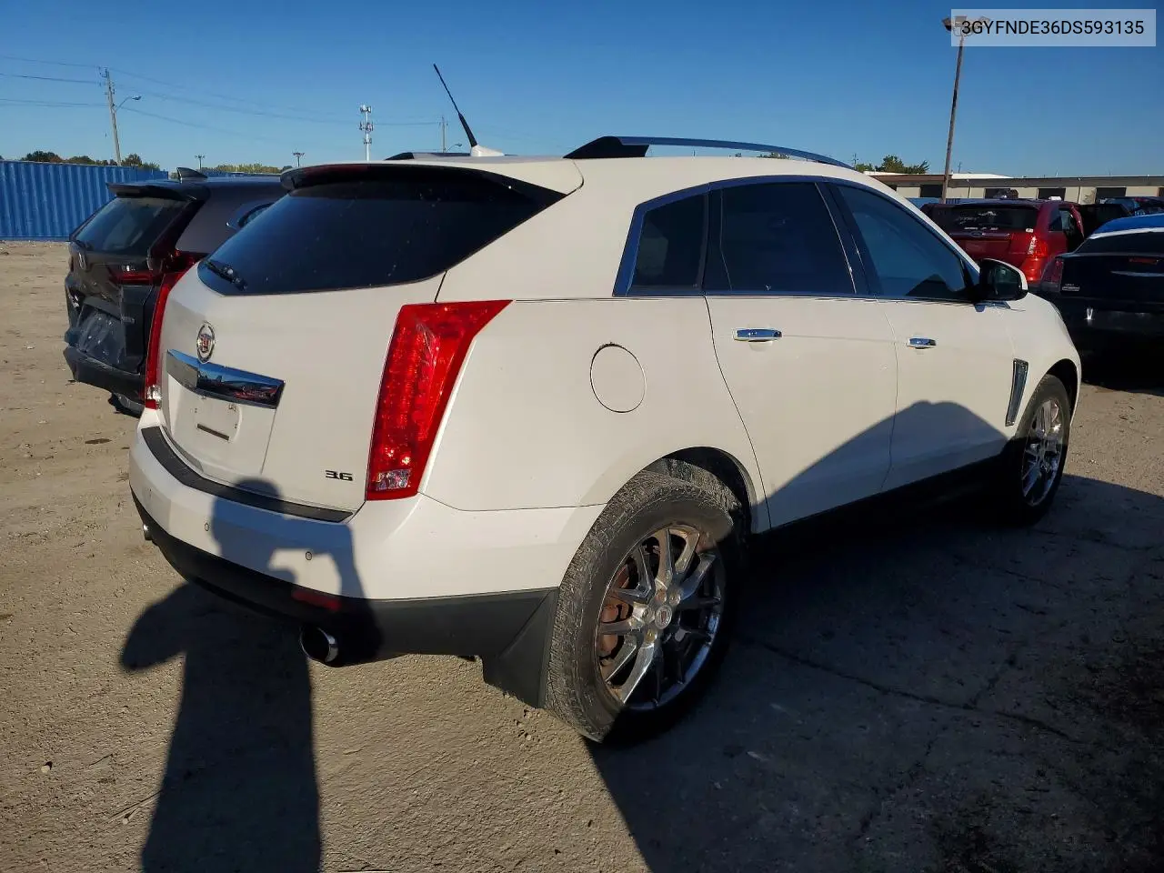 2013 CADILLAC SRX VIN 3GYFNDE36DS593135 — фото 3
