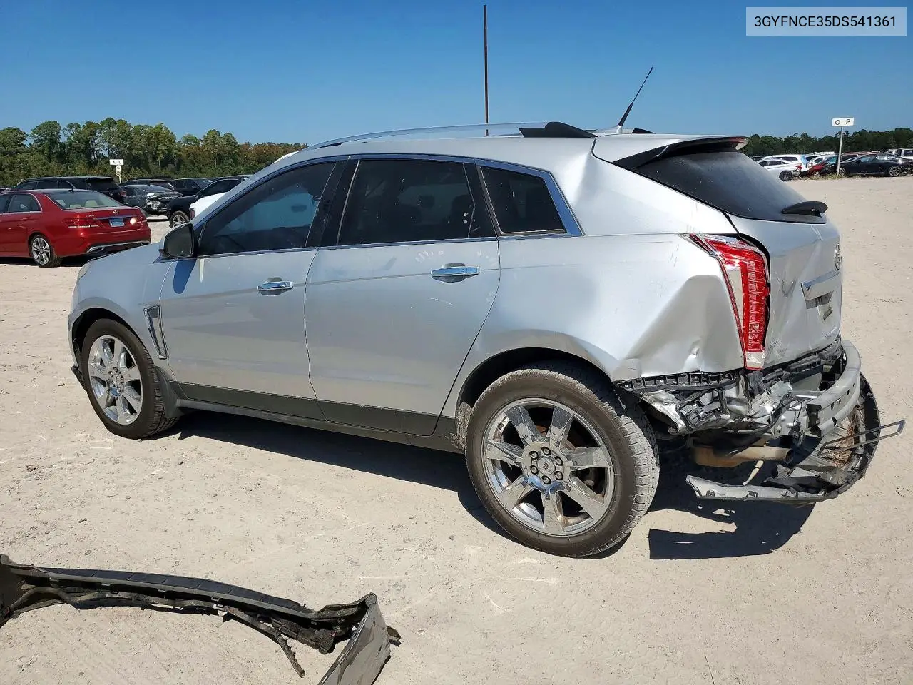 2013 CADILLAC SRX VIN 3GYFNCE35DS541361 — фото 2