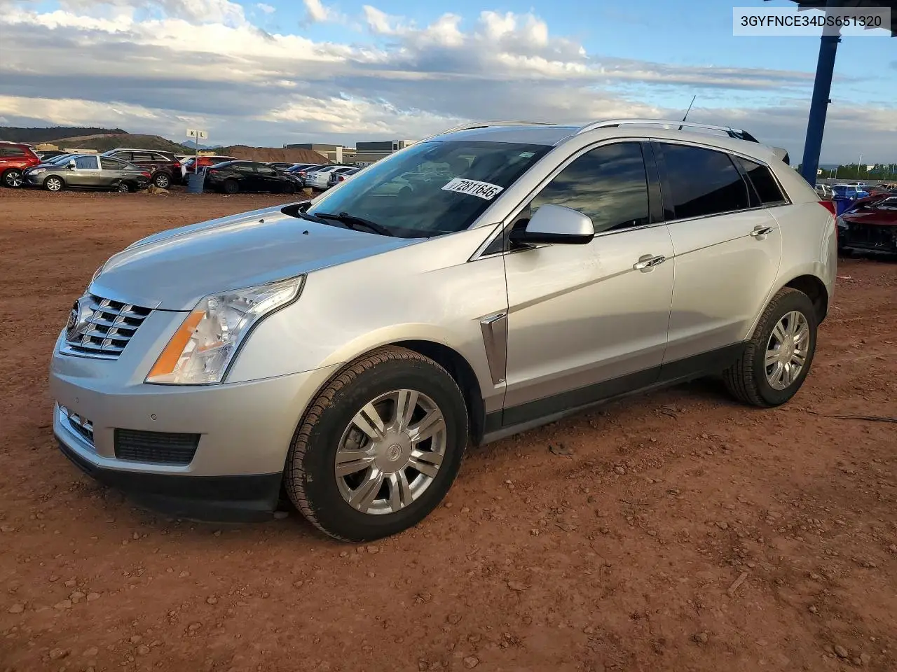 CADILLAC SRX 2013, VIN 3GYFNCE34DS651320