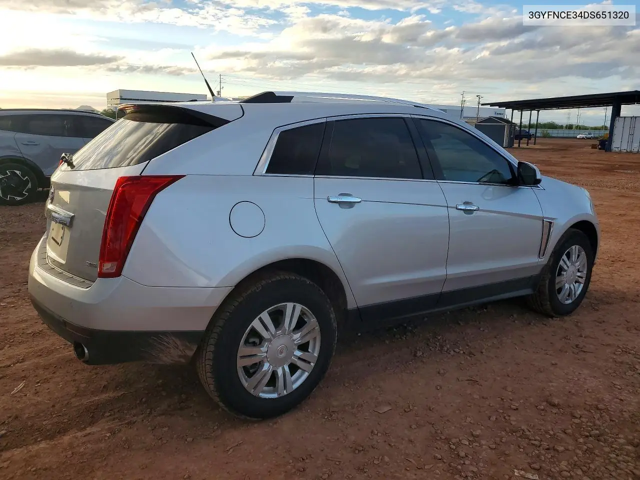 2013 CADILLAC SRX VIN 3GYFNCE34DS651320 — фото 3