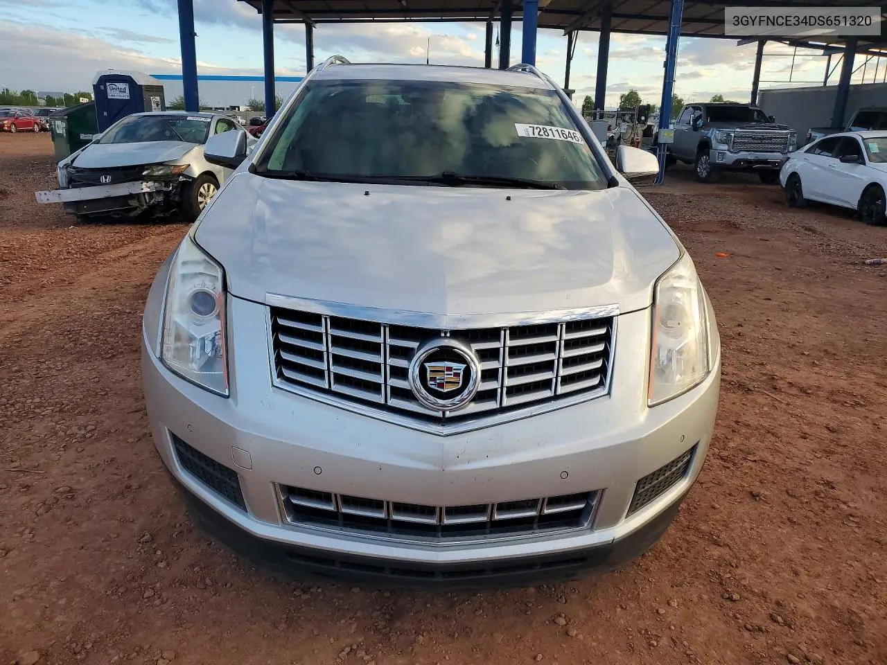 2013 CADILLAC SRX VIN 3GYFNCE34DS651320 — фото 5