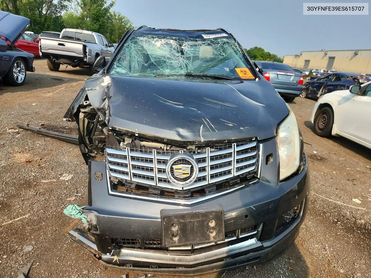 2014 CADILLAC SRX VIN 3GYFNFE39ES615707 — фото 5