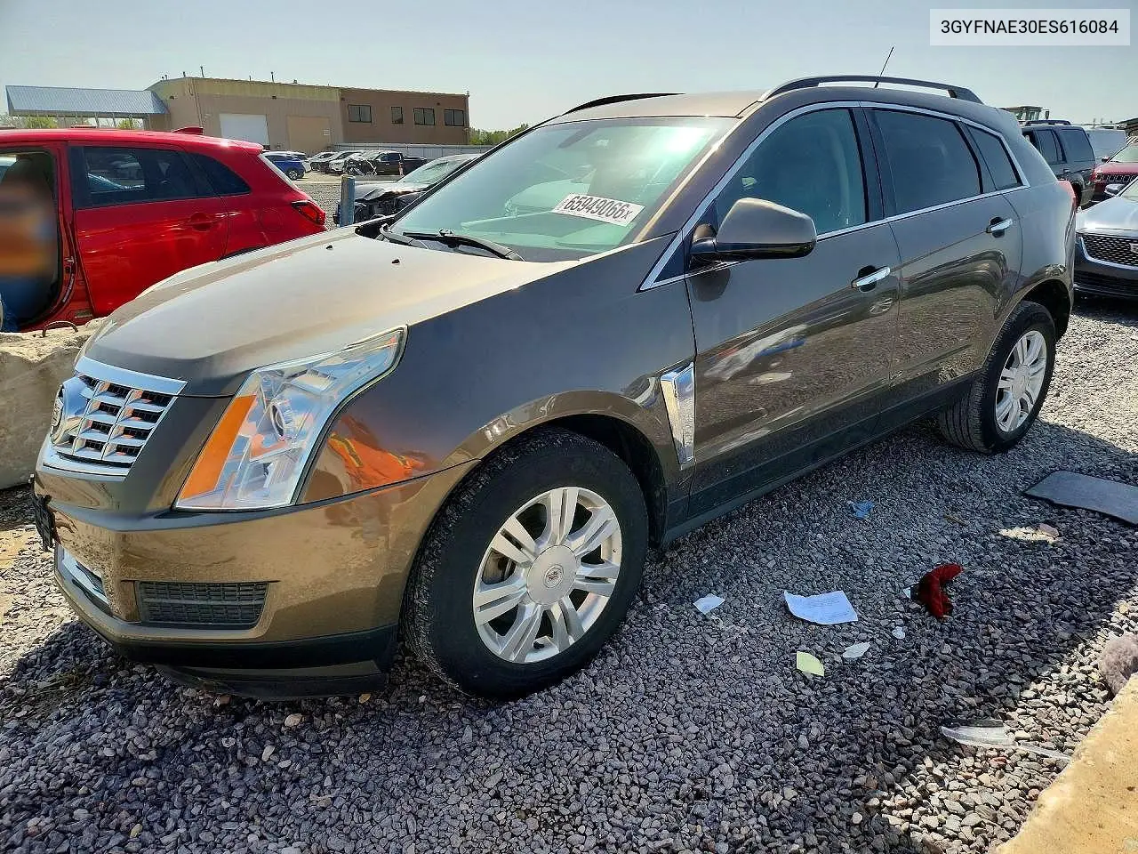 CADILLAC SRX 2014, VIN 3GYFNAE30ES616084