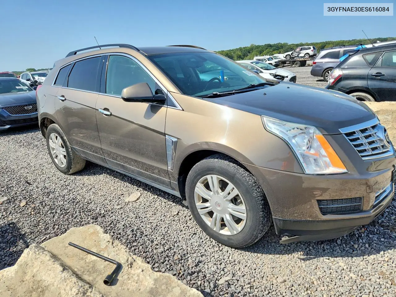 2014 CADILLAC SRX VIN 3GYFNAE30ES616084 — фото 4