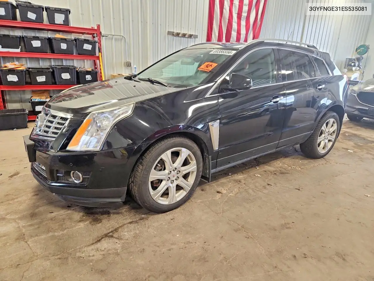 CADILLAC SRX 2014, VIN 3GYFNGE31ES535081