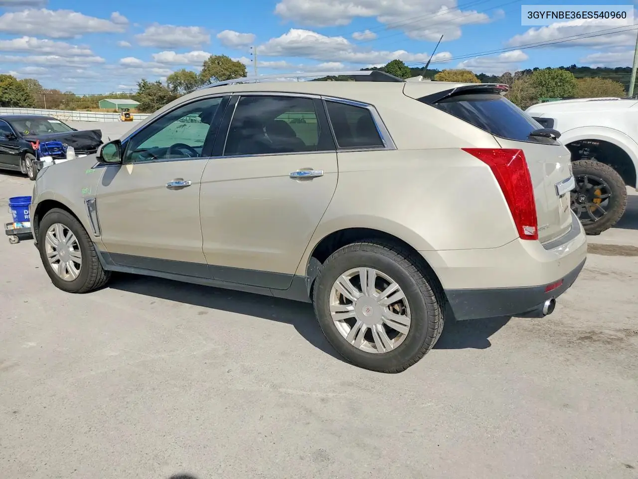 2014 CADILLAC SRX VIN 3GYFNBE36ES540960 — фото 2