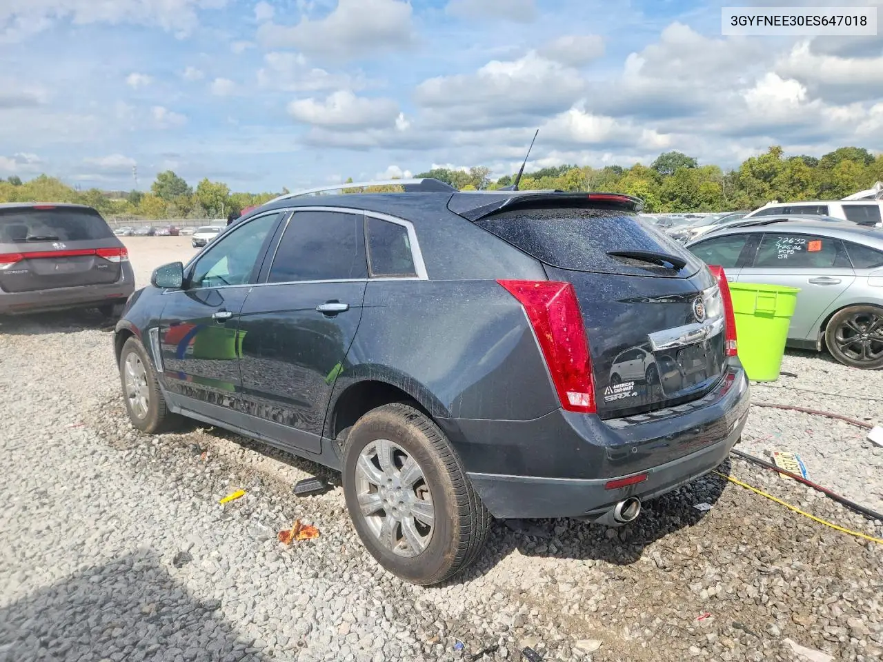 2014 CADILLAC SRX VIN 3GYFNEE30ES647018 — фото 2