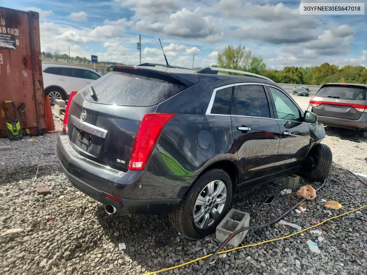 2014 CADILLAC SRX VIN 3GYFNEE30ES647018 — фото 3