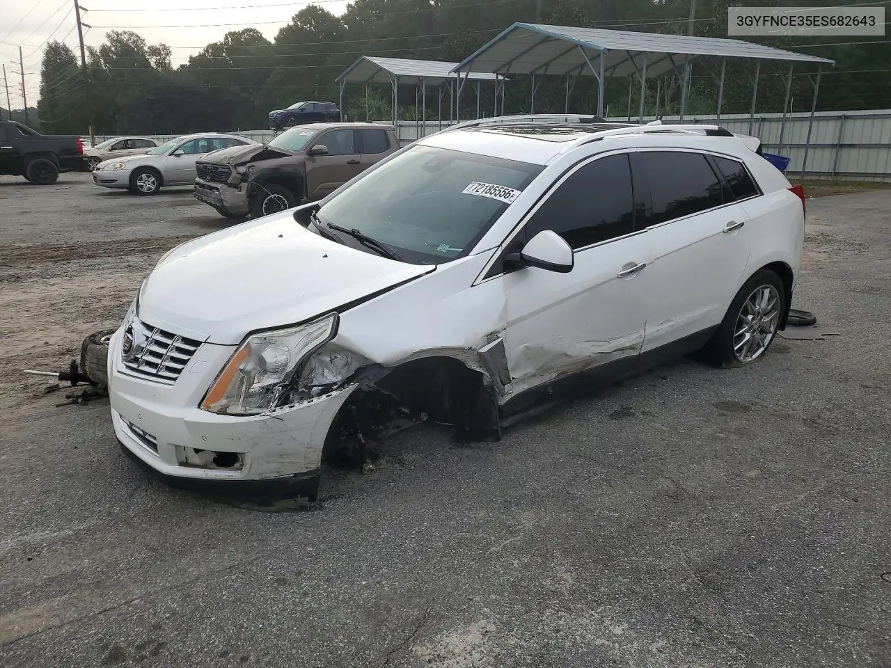 CADILLAC SRX 2014, VIN 3GYFNCE35ES682643