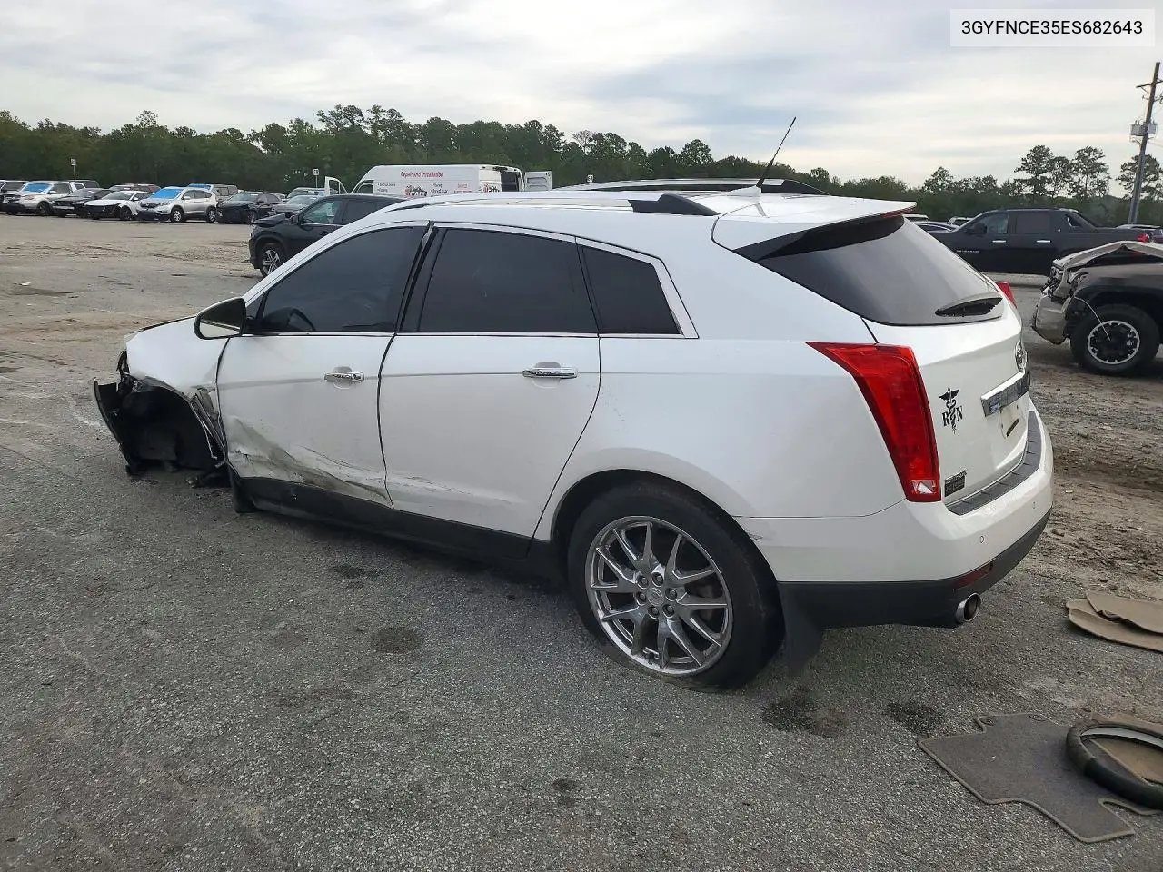 2014 CADILLAC SRX VIN 3GYFNCE35ES682643 — фото 2