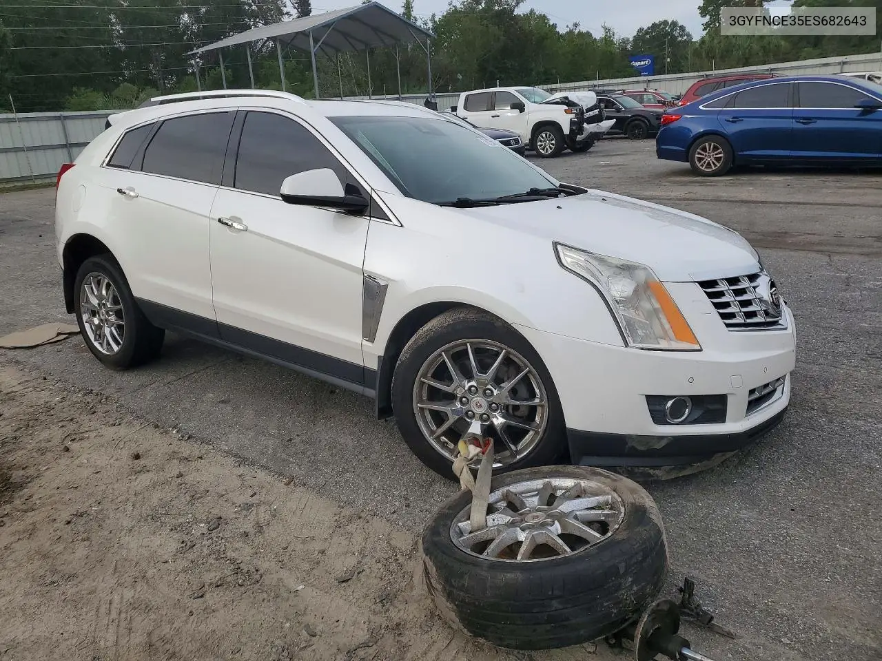 2014 CADILLAC SRX VIN 3GYFNCE35ES682643 — фото 4