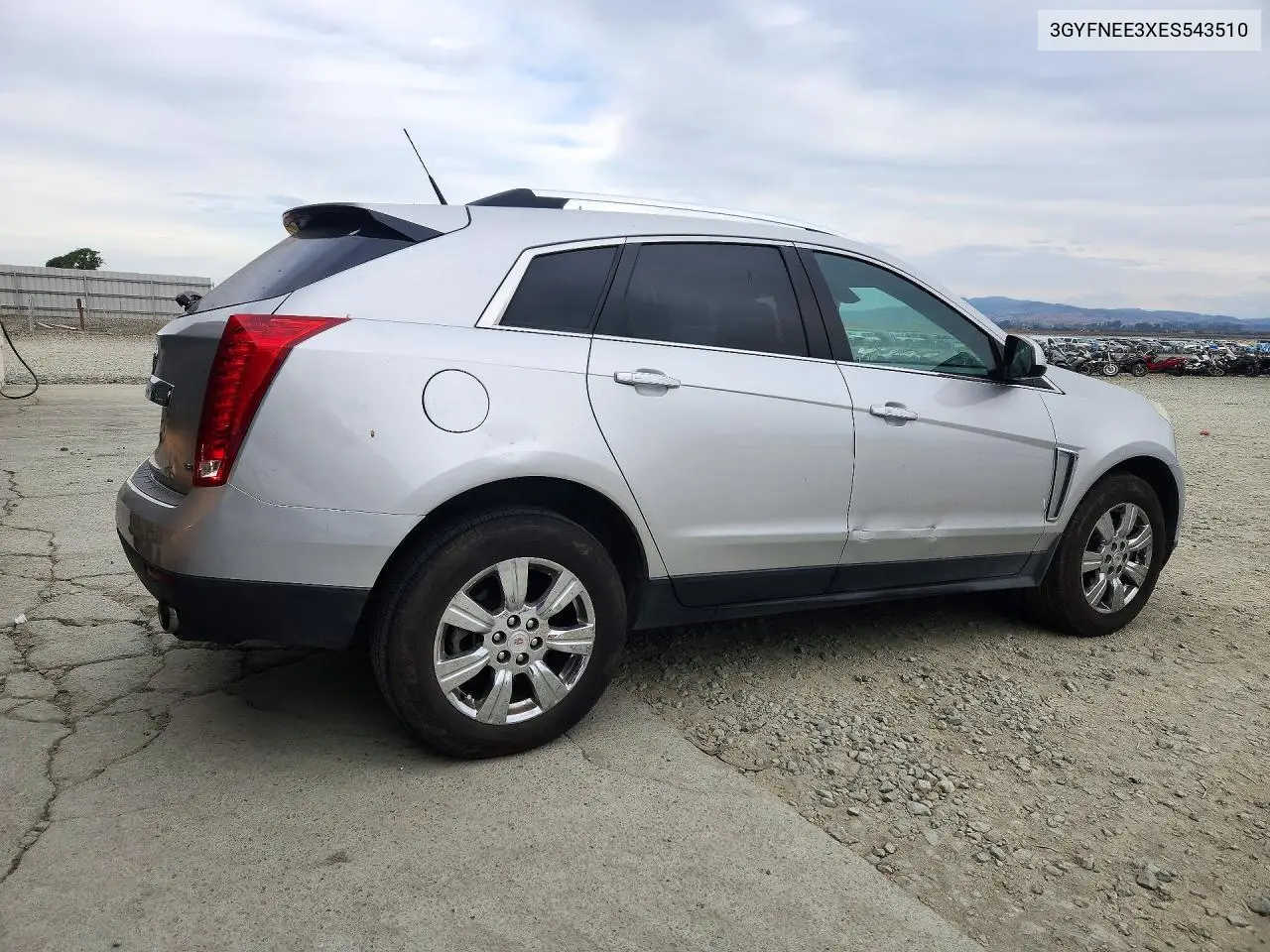 2014 CADILLAC SRX VIN 3GYFNEE3XES543510 — фото 3