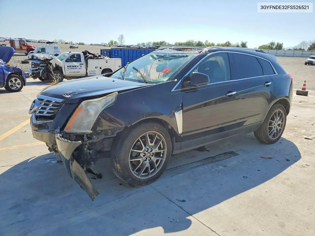CADILLAC SRX 2015, VIN 3GYFNDE32FS526521