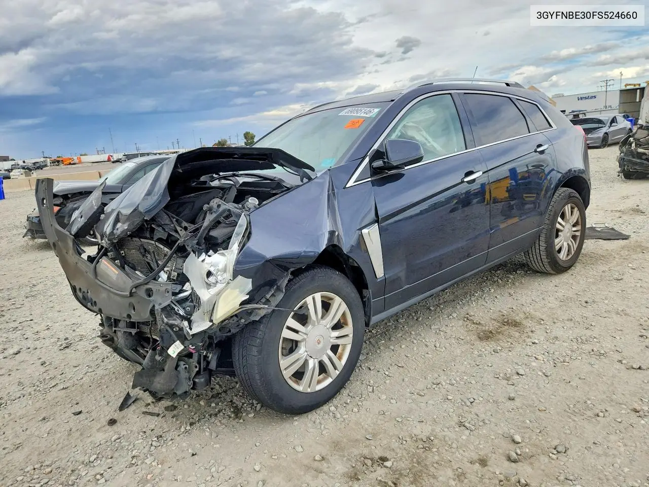 CADILLAC SRX 2015, VIN 3GYFNBE30FS524660