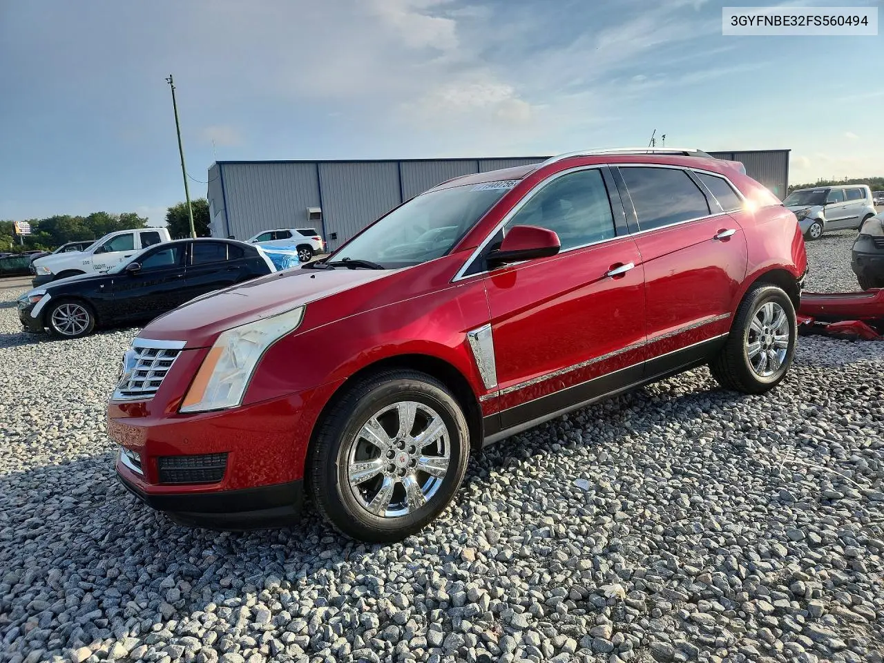 CADILLAC SRX 2015, VIN 3GYFNBE32FS560494