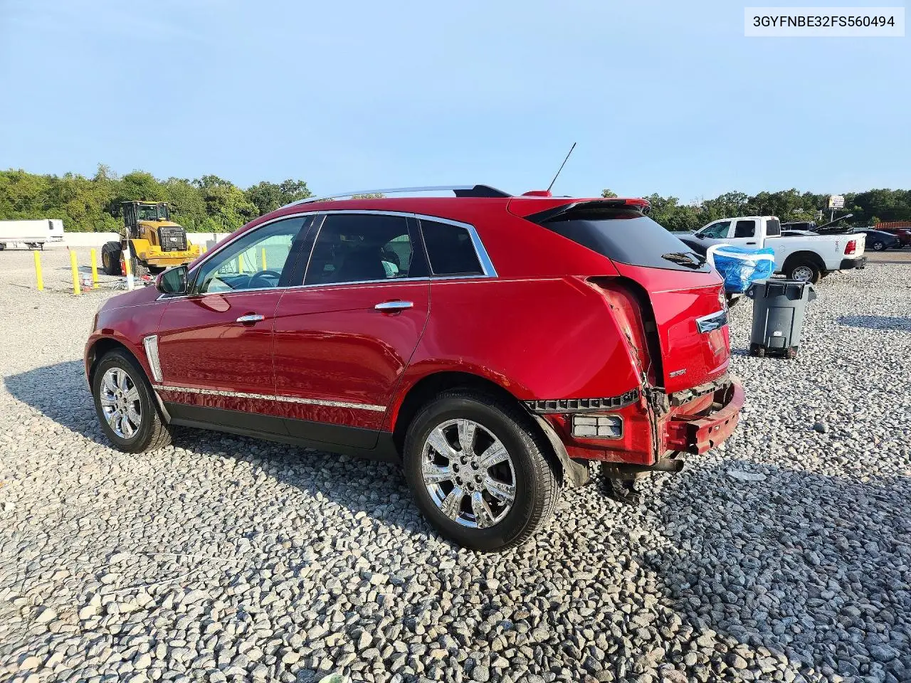 2015 CADILLAC SRX VIN 3GYFNBE32FS560494 — фото 2