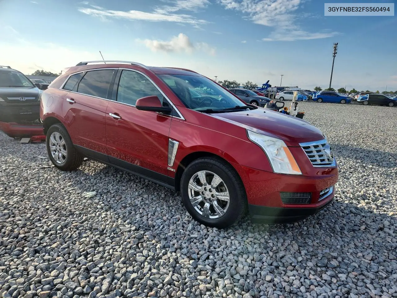 2015 CADILLAC SRX VIN 3GYFNBE32FS560494 — фото 4