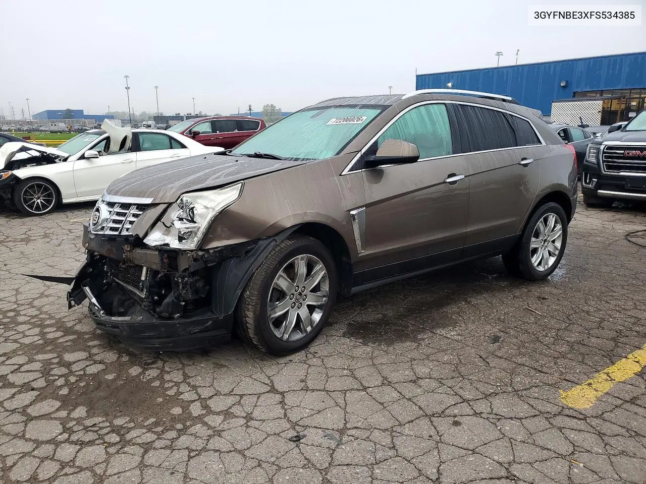CADILLAC SRX 2015, VIN 3GYFNBE3XFS534385