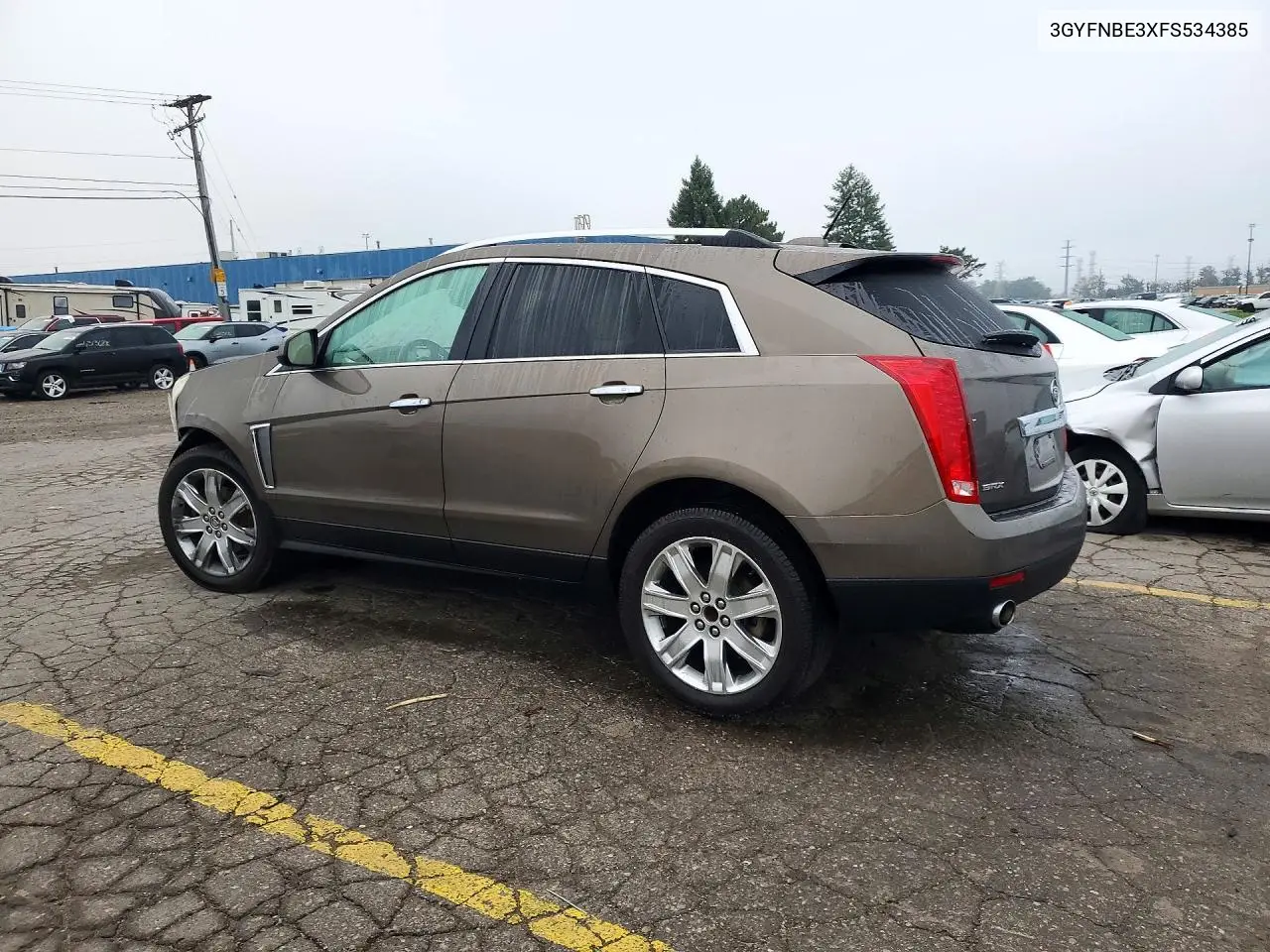 2015 CADILLAC SRX VIN 3GYFNBE3XFS534385 — фото 2