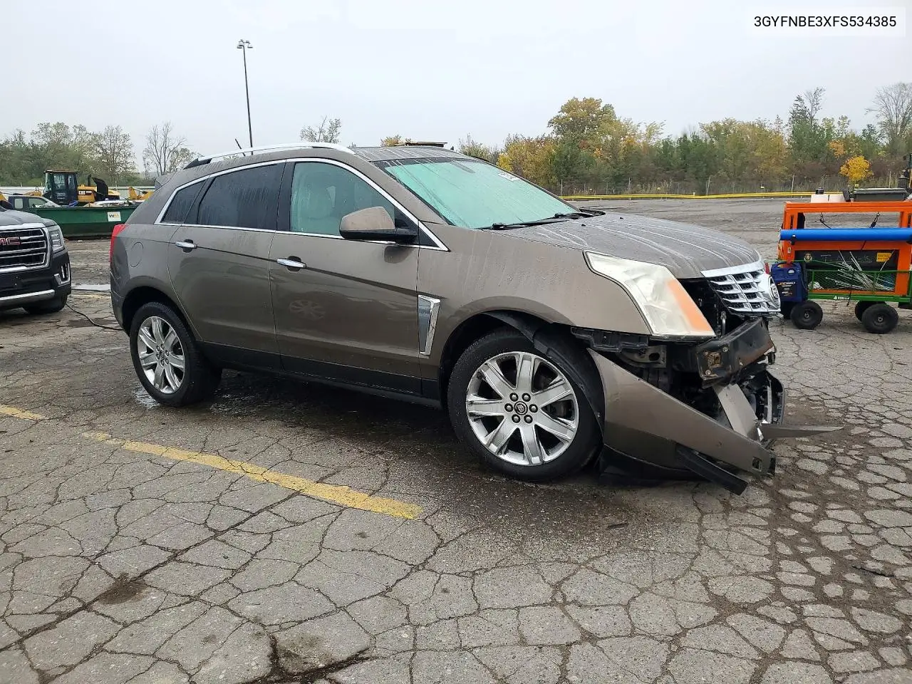 2015 CADILLAC SRX VIN 3GYFNBE3XFS534385 — фото 4