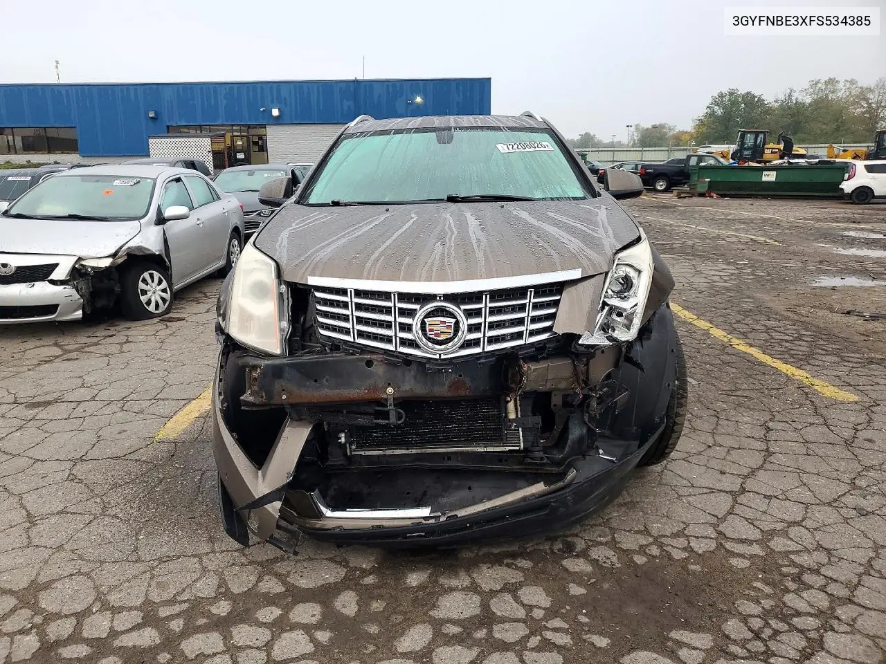 2015 CADILLAC SRX VIN 3GYFNBE3XFS534385 — фото 5
