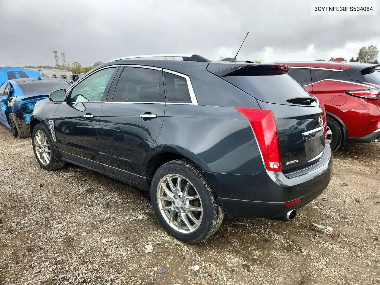 2015 CADILLAC SRX VIN 3GYFNFE38FS534084 — фото 2